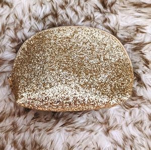 NEW Gold Estee Lauder Cosmetic Travel Bag